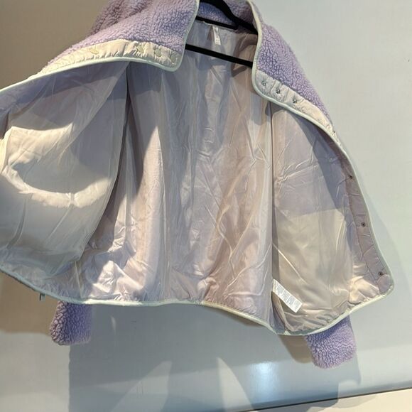 Fabletics Sherpa lavender and cream jacket SZ XXL-1X - Picture 10 of 11